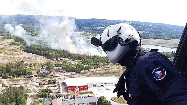 U Tisov pokrauje haen rozshlho poru prac. (26. srpna 2023)