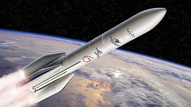 Let Ariane 6 v pedstavch ilustrtora