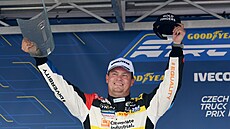 Czech Truck Prix, závody ME taha a série NASCAR v Most. Adam Lacko slaví...