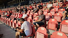 Setkání vedení fotbalové Zbrojovky Brno s fanou�ky.