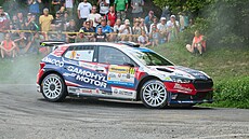 Erik Cais na Barum Czech Rally.