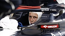 Liam Lawson p�i debutu ve formuli 1 p�i VC Nizozemska.