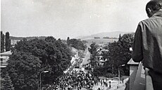 Protesty v srpnu 1968 v umperku.