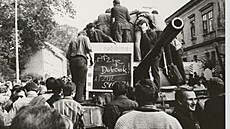 Protesty v srpnu 1968 v Šumperku.