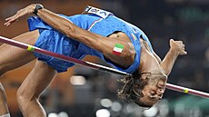 Gianmarco Tamberi ve finále vý�ka��