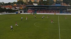 Momentka z utkání FL mezi Admirou Praha a Dynamem eské Budjovice B.