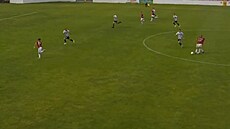 Momentka z utkání FL mezi Admirou Praha a Dynamem eské Budjovice B.