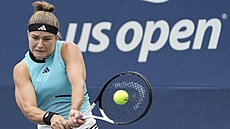 Karolína Muchová v prvním kole amerického grandslamu US Open.