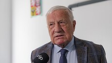 Václav Klaus během návštěvy Olomouce mimo jiné zavítal na tamní pedagogickou...