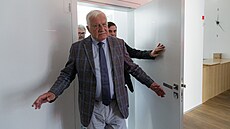Václav Klaus bhem návtvy Olomouce mimo jiné zavítal na tamní pedagogickou...