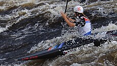 Kajaká�ka na divoké vod� Klára Kneblová