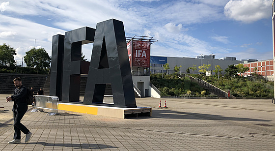 Logo veletrhu IFA pr výstavitm poprvé v erné