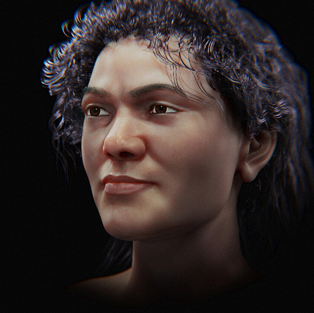 Vědci zrekonstruovali tvář ženy, která žila před 45 tisíci lety na Berounsku