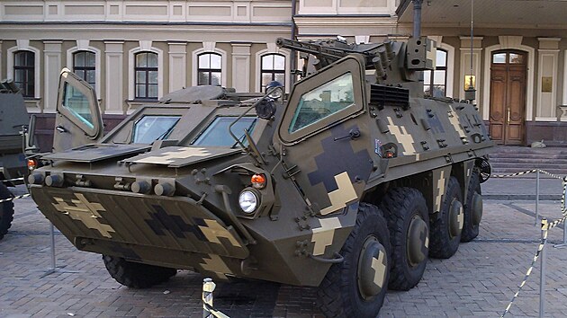 BTR-4E vystaven� v Kyjev�