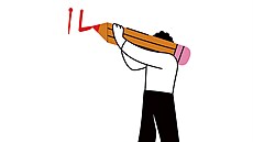 Ruku na srdce. Kdy píete njaký text, jste vdycky pevní v...