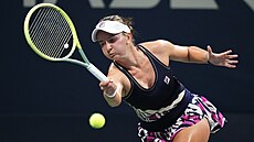 Barbora Krej�íková ukon�ila ta�ení newyorským grandslamem hned v prvním kole.