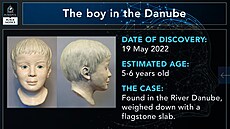 Pátrání po totonosti nezletilého chlapce, jeho tlo se nalo v Dunaji.