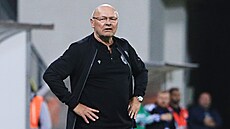 Trenér plze�ských fotbalist� Miroslav Koubek.