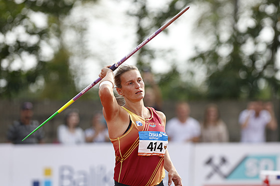 Barbora potáková bhem mistrovství R drustev v Hodonín