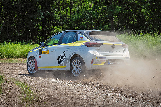 Opel Corsa Rally Electric na trati