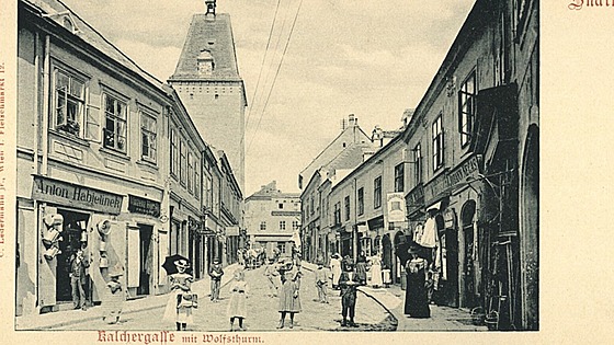 Takto vypadala Kollárova ulice na konci 19. století.