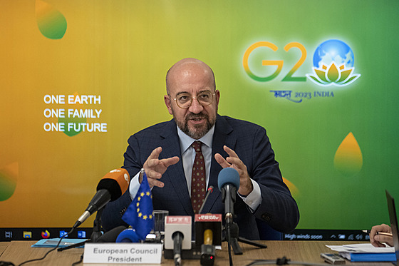 �éf Evropské rady Charles Michel (8. zá�í 2023)