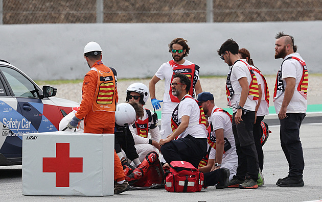 Můžu říct jen děkuji. Mistr světa Bagnaia zázračně vyvázl z ošklivé nehody