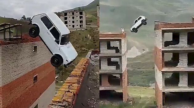 VIDEO: Jako v nepovedené bondovce. Žádný elegantní lob s ladou to fakt nebyl