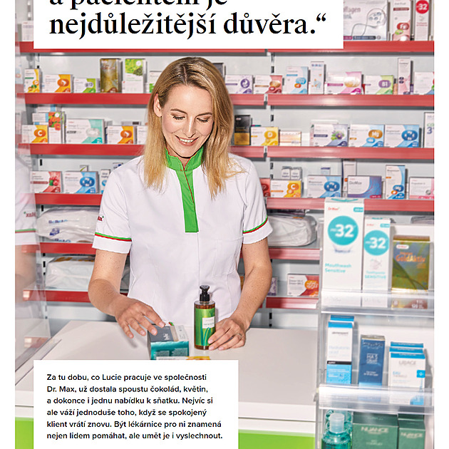 V kampani Dr. Max mají povzbudit zájem o obor i značku reální lékárníci