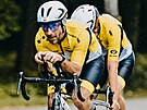 Na tandemov�m kole m�la �esk� dvojice dostatek �asu rozmrznout, cyklistick�...