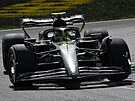 Lewis Hamilton na trati Velké ceny Itálie