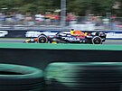 Max Verstappen bhem kvalifikace na Velkou cenu Itálie
