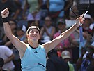 Karolína Muchová slaví postup do tvrtfinále US Open