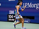 Amerianka Jessica Pegulaová slaví postup do osmifinále US Open.