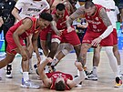 Nmetí basketbalisté se radují ze senzaního postupu do finále mistrovství...