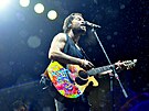 Richard Kraj�o b�hem koncertu skupiny Kry�tof na festivalu Hrady CZ na Bezd�zu...