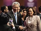 Americká viceprezidentka Kamala Harrisová na summitu Sdruení zemí jihovýchodní...