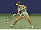 Linda Nosková v zápase druhého kola US Open.