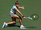 Karolína Muchová bhem osmifinále US Open.