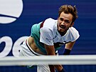 Daniil Medvedv ve tvrtfinále US Open.