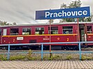 Hurvínek M131.1133 Pardubického spolku historie elezniní dopravy ve stanici...