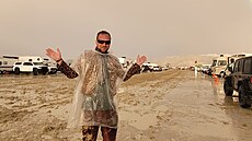 Marek Fi�er na festivalu Burning Man