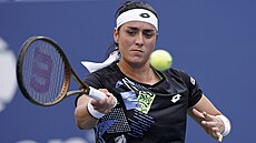 Tunisanka Uns Dábirová v osmifinále tenisového US Open.
