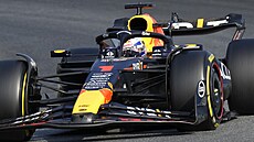 Max Verstappen bhem kvalifikace na Velkou cenu Itálie