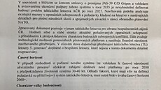 �ehka také nechal neobvykle odtajnit �ást vojenské analýzy, kterou dva roky...