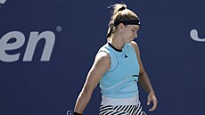 eská tenistka Karolína Muchová ve tetím kole US Open