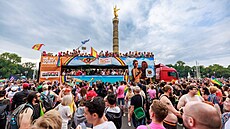 Pochod na podporu LGBT komunity v Berlín (22. ervence 2023)