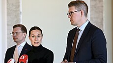 Finská expremiérka Sanna Marinová a její nástupce v ele sociální demokracie...