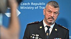 editel Sluby dopravní policie R Jií Zlý na TK Ministerstva dopravy ke...