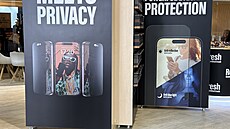 Únik podoby iPhon� na stánku Panzer Glass